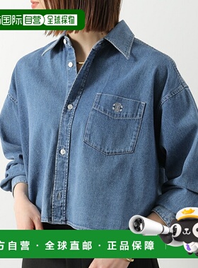 日本直邮CELINE 牛仔衬衫 RC0BC2N67.GDP1 女士 Triomphe 标志刺