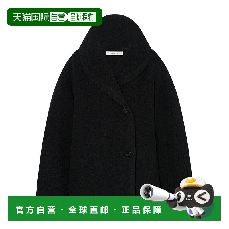 香港直邮THE ROW 女士大衣 10602W4238BLK AW2025 黑色 'Temur' c