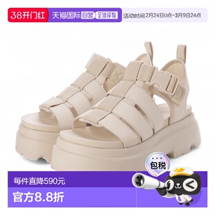 日本直邮UGG 1152698 鳄鱼纹凉鞋 [UG1763BW015046]厚底
