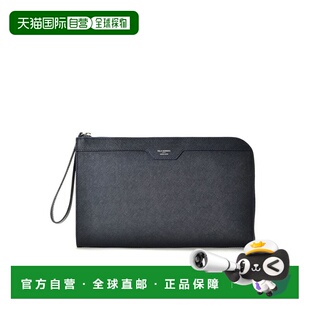 1h可退 日本直邮Capitano 男女同款 型压牛革 手拿包 内袋可收纳