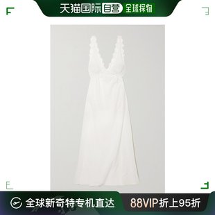 蕾丝边饰棉质混纺巴 SARRIERI White 女士Snow 香港直邮潮奢 I.D.