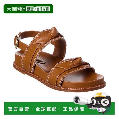 自营 Alexandre Birman Regina运动皮凉鞋-棕色 美国奥莱直发
