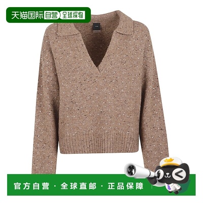 香港直邮PINKO 女士针织衫 105684A2U4C3ZMULTICAMMELLOBIANCO