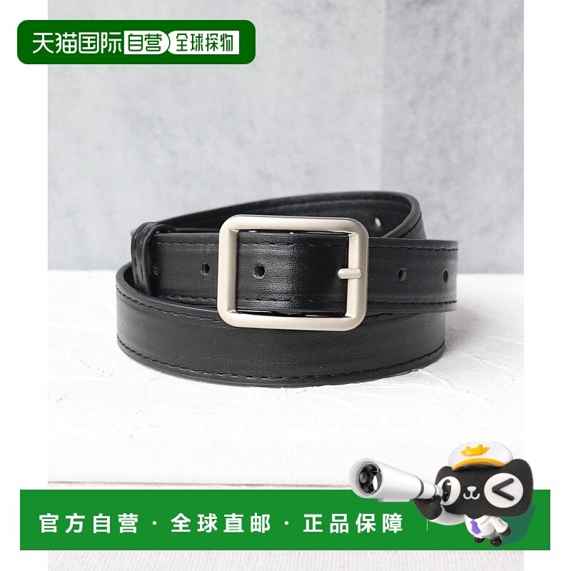 日本直邮florge 无段阶调节复古风简单方形扣腰带 FL8218EW05109