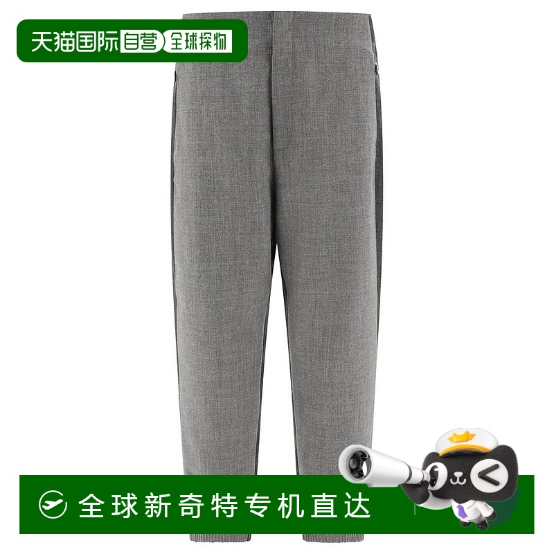 1h可退 香港直邮Thom Browne 汤姆 布朗 男士 徽标休闲裤 MTU329C