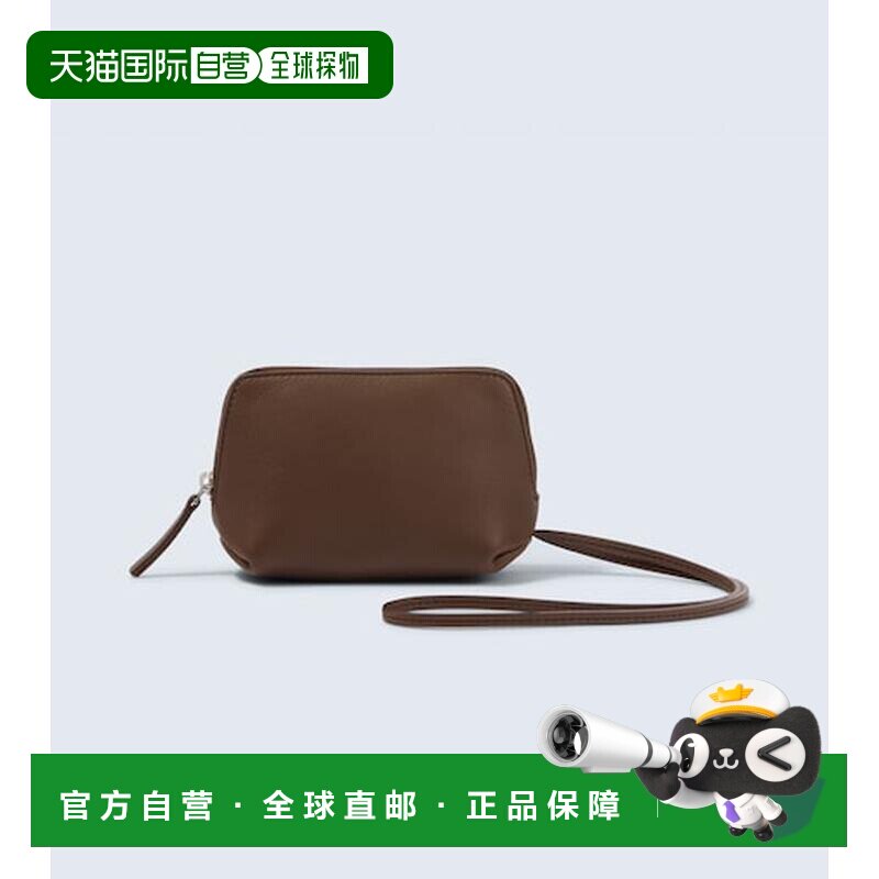 1h可退 香港直邮The Row 男士 Owen 皮革手包 brown棕色 舒适时尚