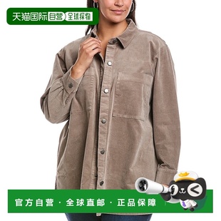 棕色 自营EILEEN 领灯芯绒夹克 Plus经典 美国奥莱直发 FISHER