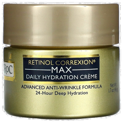 香港直邮Roc乳霜面霜含透明质酸视黄醇温和补水保湿48g正品