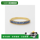 阿卡朵 日本直邮日潮 agete K18YG蓝宝石戒指配饰婚戒