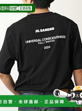 日本直邮Jil SanderT恤 J22GC0189 J46219 男士短袖剪裁和缝制棉