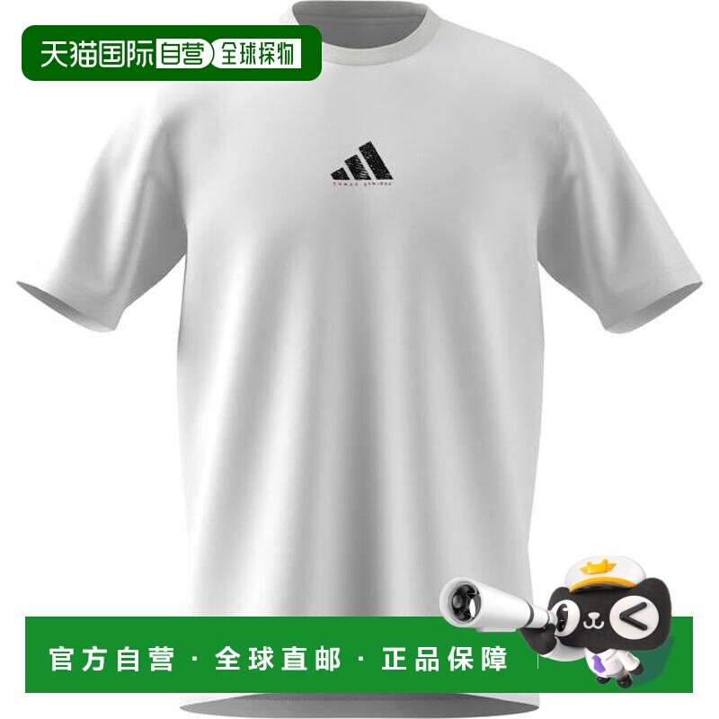 日本直邮adidas Photoreal Graphic半袖T恤 篮球运动服装 [CO506