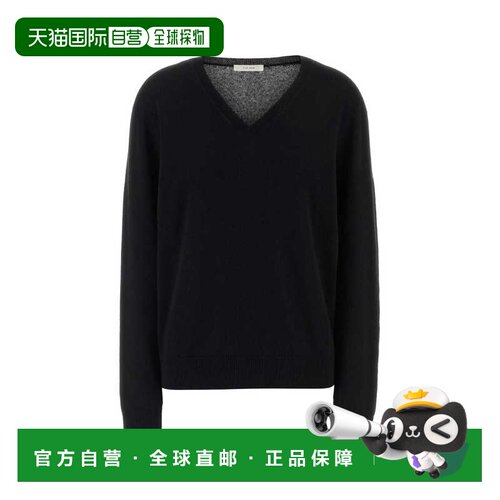 香港直邮The Row 女士 PHORA 黑色羊绒毛衣 R000627Y166BLK