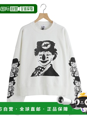 1h可退 日本直邮Basketcase 男装 宽松落肩设计 圆领卫衣 前胸小