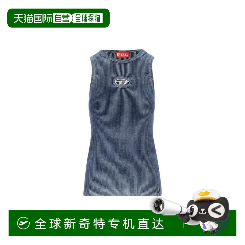 韩国直邮DIESEL25SS长袖T恤女A148170ANAH8AT P25BLUE