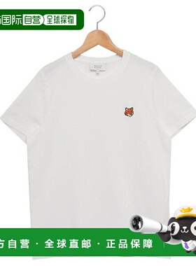 日本直邮Maison Kitsune狐狸头T恤白色女士PW00113KJ7026P100