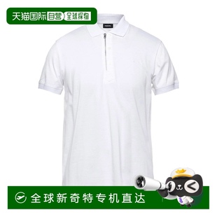 香港直邮潮奢 迪赛 1小时内可退 Diesel white白色 男士 Polo衫