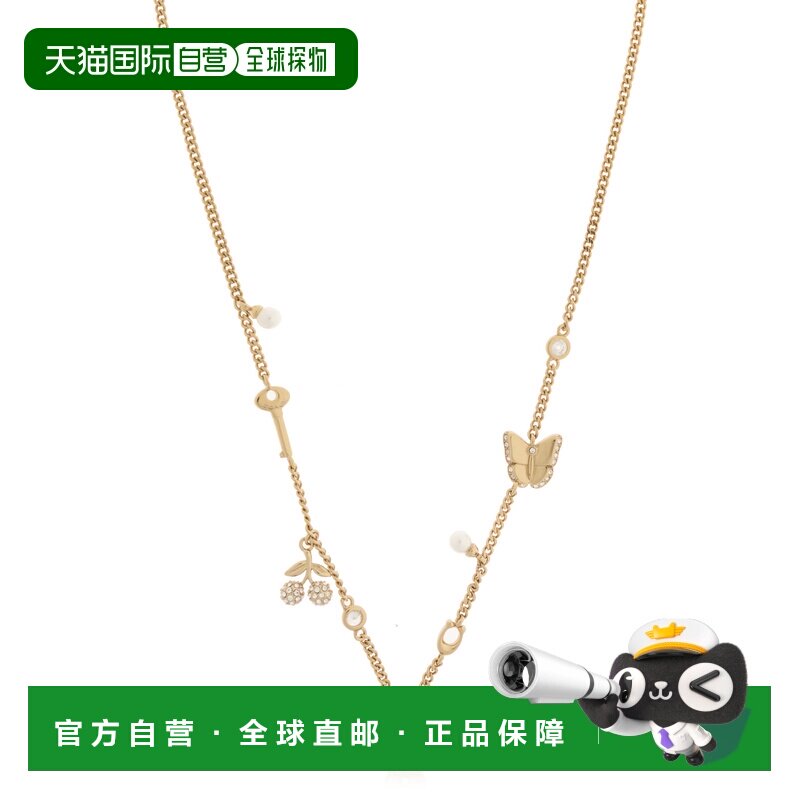 香港直邮COACH 女士项链 37559726GLD710 SS2026 金色 缀饰项链