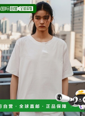 自营 opening ceremony粉笔白色棉质空白 OC 短款 T 恤 - 图案 美