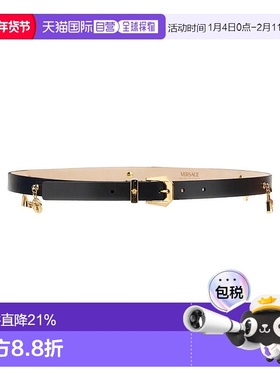 香港直邮Versace 范思哲 女士 logo标识腰带 10121661A09127牛皮