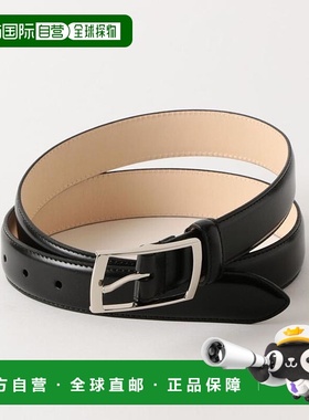 1h可退 日本直邮green label relaxing 方形扣2 30腰带皮带休闲