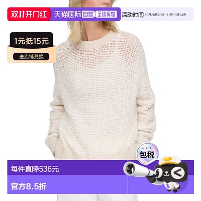 自营Lafayette 148 New York Textured Open Stitch Pul 美国奥