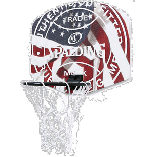 日本直邮斯伯丁青少年微型迷你商标篮球迷你球门家用斯伯丁 79-01