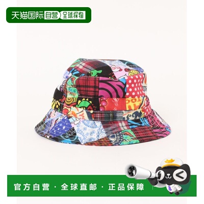 日本直邮HYSTERIC MINI 儿童 棉质拼布印花太阳帽 16183426