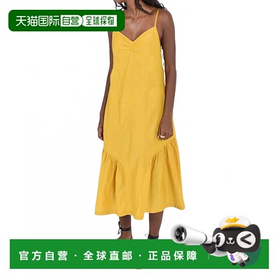 自营m.patmosKatie Midi Dress In Turmeric - turmeric 美国奥莱