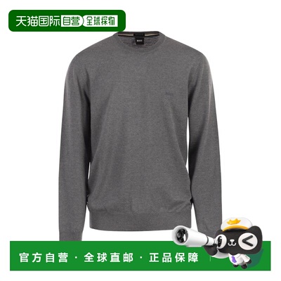 1h可退 香港直邮BOSS 男士针织衫 50476364030 AW2025 灰色 Regul