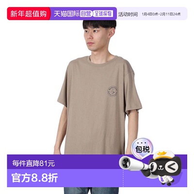 日本直邮Quiksilver 男士 CIRCLE ST 半袖T恤 [25SPQST251605Y]