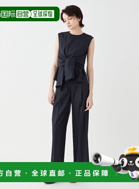 1h可退 日本直邮TOMORROWLAND女士羊毛丝混纺腰带设计上衣 130142