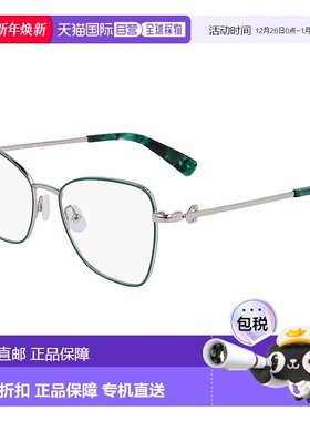 自营 Longchamp Women's 52 mm Gold Green Opticals - gold gree