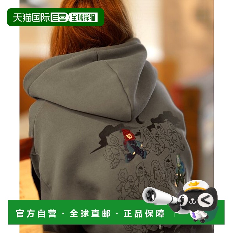 韩国直邮WV PROJECT 女士连帽衫5003843824 Runs Hood Darkgray JI