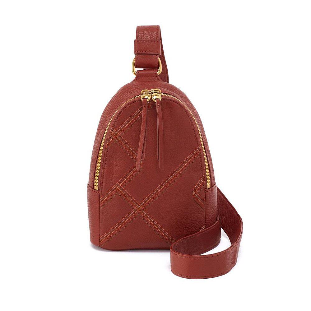 美国直邮Hobo女士单肩包真皮拉链日常搭配时尚百搭 简约精致女包