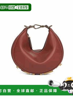 1h可退 香港直邮潮奢 Fendi 芬迪 女士 FENDIGRAPHY 迷你水饺包 8