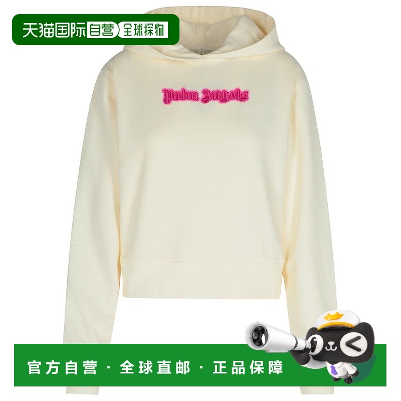 1h可退 香港直邮潮奢 Palm Angels 棕榈天使 女士 logo卫衣 PWBB0