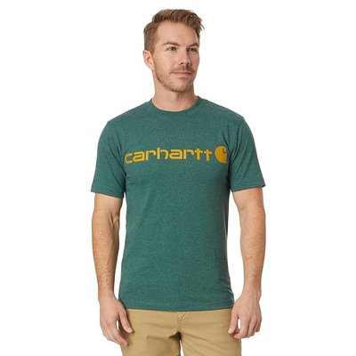 潮奢 Carhartt 卡哈特 男士 宽松款重身短袖徽标印花T恤