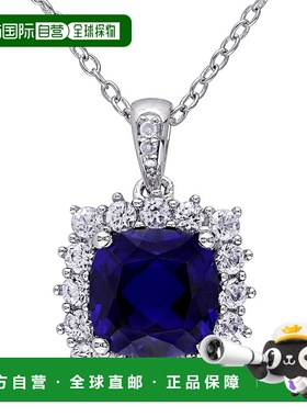 自营 mimi & max3 3/5 CT TGW Created 蓝色和 Created 白色蓝宝9