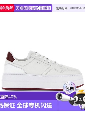 香港直邮Hogan Skyscraper 红色鞋厚底松糕鞋 HXW6700FK80SUO