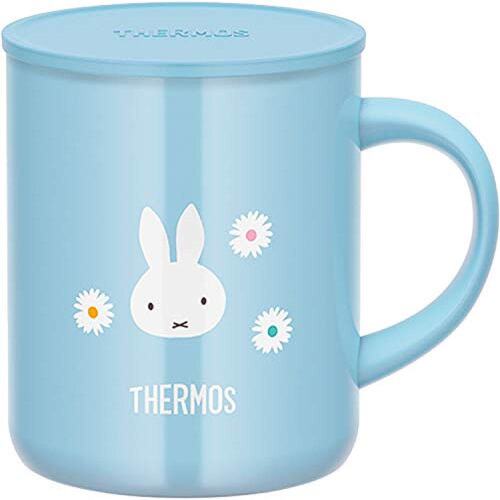 日本直邮THERMOS真空保温马克杯350ml Miffy浅蓝色JDG-350B LB