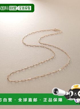 1h可退 日本直邮COCOSHNIK 女士 K10 长角链饰项链（43cm） 40536