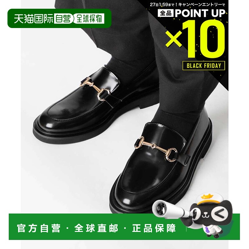 日本直邮Fabio Rusconi RCN 5127 ABRASIVATO 乐福鞋女士黑色