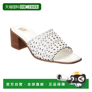 Bruno Magli Ariana 自营 白色 皮革凉鞋 美国奥莱直发