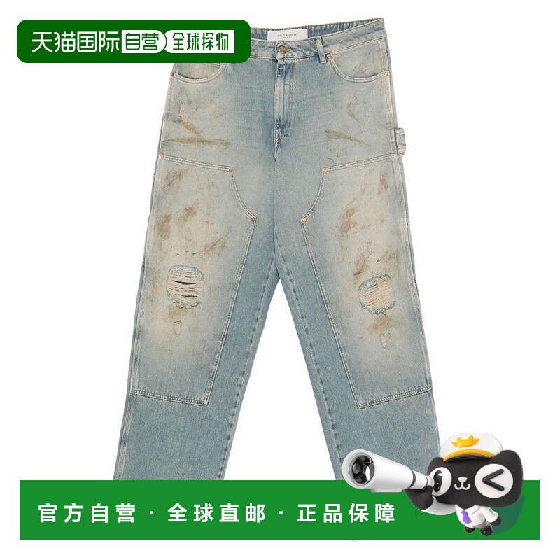 自营golden gooseDenim Journey's Painter Pant Marley - grey