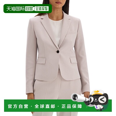 自营Theory Shrunken Jacket - brown 新款 美国奥莱直发长袖夹克