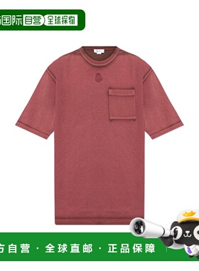 香港直邮ALEXANDER MCQUEEN 男士T恤 815068QTAC60634 SS2025男装