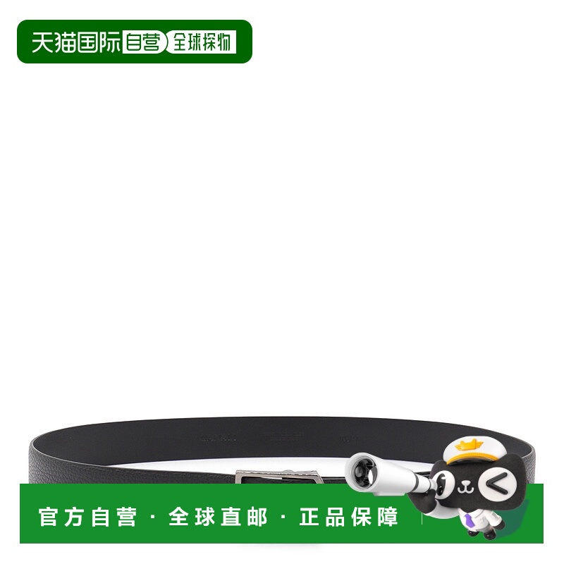 香港直邮Canali 康钠丽 男士 黑色皮带腰带 50CKA00461110