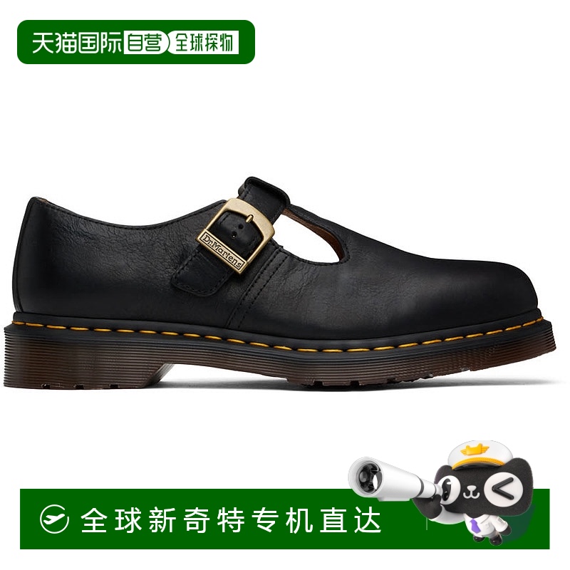 香港直邮潮奢 Dr. Martens 马丁大夫 男士 黑色 T-Bar Regency Le