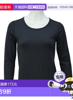 日本直邮Freeknot 女士轻薄科技打底衫L 码黑色Y1668W