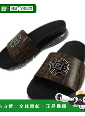 日本直邮 FENDI FF 拖鞋 7X1233 A7MP F16YE FF 拖鞋凉鞋 Zucca